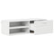 vidaXL TV Cabinet with Drawer White 100.5 x 39 x 30 cm Engineered wood