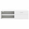 vidaXL TV Cabinet with Drawer White 100.5 x 39 x 30 cm Engineered wood