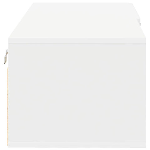 vidaXL TV Cabinet with Drawer White 100.5 x 39 x 30 cm Engineered wood