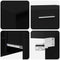 vidaXL TV Cabinet with Drawer Black 100.5 x 39 x 30 cm Engineered wood