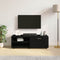 vidaXL TV Cabinet with Drawer Black 100.5 x 39 x 30 cm Engineered wood