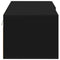 vidaXL TV Cabinet with Drawer Black 100.5 x 39 x 30 cm Engineered wood