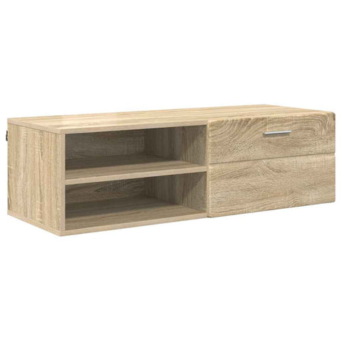 vidaXL TV Cabinet Sonoma oak 100.5 x 39 x 30 cm Engineered wood