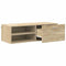 vidaXL TV Cabinet Sonoma oak 100.5 x 39 x 30 cm Engineered wood
