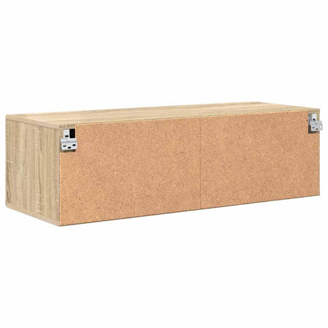 vidaXL TV Cabinet Sonoma oak 100.5 x 39 x 30 cm Engineered wood