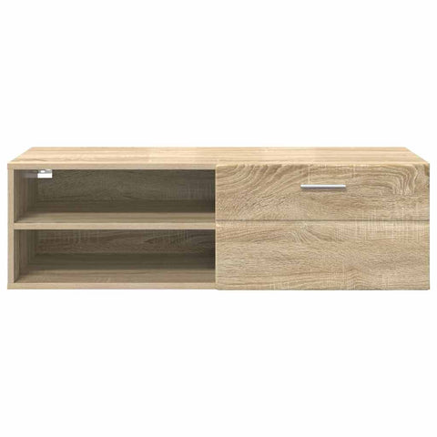 vidaXL TV Cabinet Sonoma oak 100.5 x 39 x 30 cm Engineered wood
