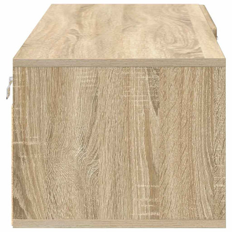 vidaXL TV Cabinet Sonoma oak 100.5 x 39 x 30 cm Engineered wood