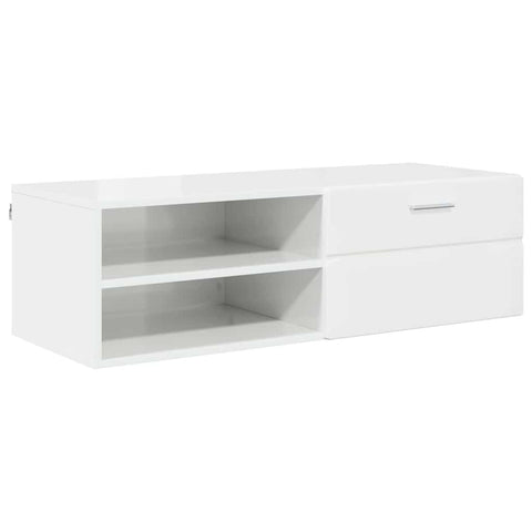 vidaXL TV Cabinet Concrete grey 100.5 x 39 x 30 cm Engineered wood