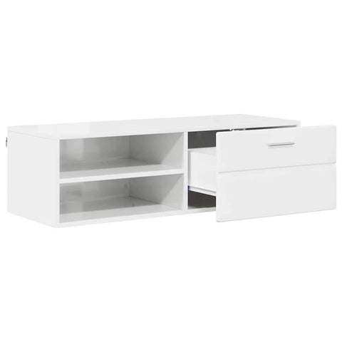vidaXL TV Cabinet Concrete grey 100.5 x 39 x 30 cm Engineered wood