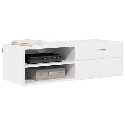 vidaXL TV Cabinet Concrete grey 100.5 x 39 x 30 cm Engineered wood