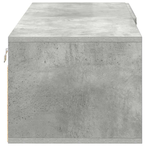 vidaXL Wooden Cabinet Concrete Grey 100.5 x 39 x 30 cm Engineered Wood