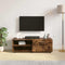 vidaXL TV Cabinet Smoked oak 100.5 x 39 x 30 cm Engineered wood