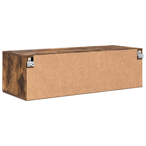 vidaXL TV Cabinet Smoked oak 100.5 x 39 x 30 cm Engineered wood