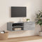 vidaXL TV Cabinet Grey sonoma 100.5 x 39 x 30 cm Engineered wood