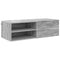 vidaXL TV Cabinet Grey sonoma 100.5 x 39 x 30 cm Engineered wood