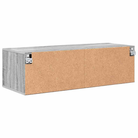 vidaXL TV Cabinet Grey sonoma 100.5 x 39 x 30 cm Engineered wood