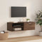 vidaXL TV Cabinet Brown oak 100.5 x 39 x 30 cm Engineered wood