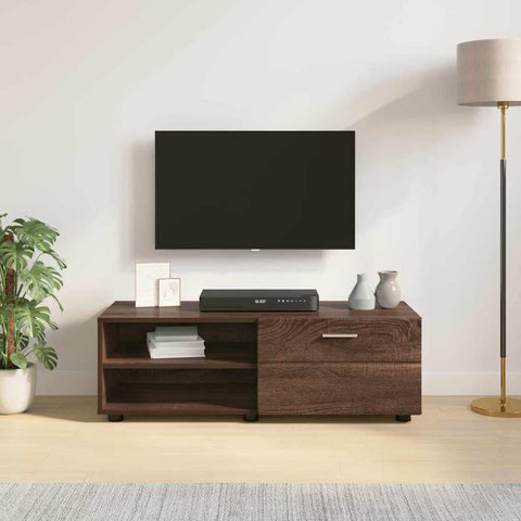 vidaXL TV Cabinet Brown oak 100.5 x 39 x 30 cm Engineered wood