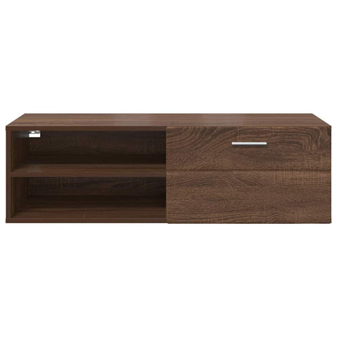 vidaXL TV Cabinet Brown oak 100.5 x 39 x 30 cm Engineered wood