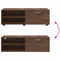 vidaXL TV Cabinet Brown oak 100.5 x 39 x 30 cm Engineered wood