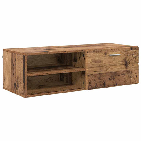vidaXL TV Cabinet Old wood 100.5 x 39 x 30 cm Engineered wood