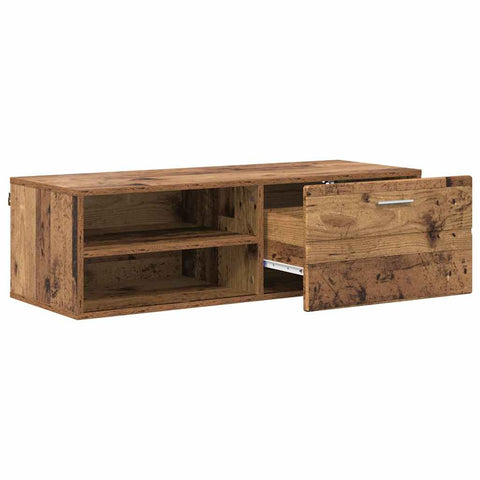 vidaXL TV Cabinet Old wood 100.5 x 39 x 30 cm Engineered wood