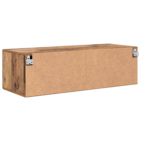 vidaXL TV Cabinet Old wood 100.5 x 39 x 30 cm Engineered wood