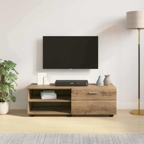 vidaXL TV Cabinet Artisan oak 100.5 x 39 x 30 cm Engineered wood