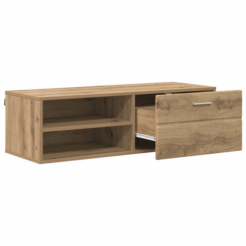vidaXL TV Cabinet Artisan oak 100.5 x 39 x 30 cm Engineered wood