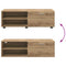 vidaXL TV Cabinet Artisan oak 100.5 x 39 x 30 cm Engineered wood