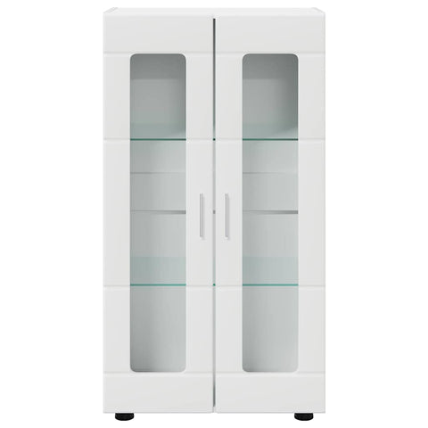 vidaXL Sideboard with Shelf White 55.5 x 29 x 100 cm Engineered Wood