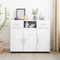 vidaXL Sideboard with Drawer White 88.5 x 30.5 x 73 cm Engineered wood