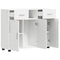 vidaXL Sideboard with Drawer White 88.5 x 30.5 x 73 cm Engineered wood