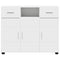 vidaXL Sideboard with Drawer White 88.5 x 30.5 x 73 cm Engineered wood