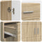 vidaXL Sideboard Sonoma oak 88.5 x 30.5 x 73 cm Engineered wood