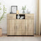 vidaXL Sideboard Sonoma oak 88.5 x 30.5 x 73 cm Engineered wood