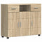 vidaXL Sideboard Sonoma oak 88.5 x 30.5 x 73 cm Engineered wood