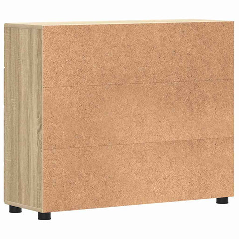 vidaXL Sideboard Sonoma oak 88.5 x 30.5 x 73 cm Engineered wood