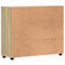 vidaXL Sideboard Sonoma oak 88.5 x 30.5 x 73 cm Engineered wood