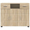 vidaXL Sideboard Sonoma oak 88.5 x 30.5 x 73 cm Engineered wood