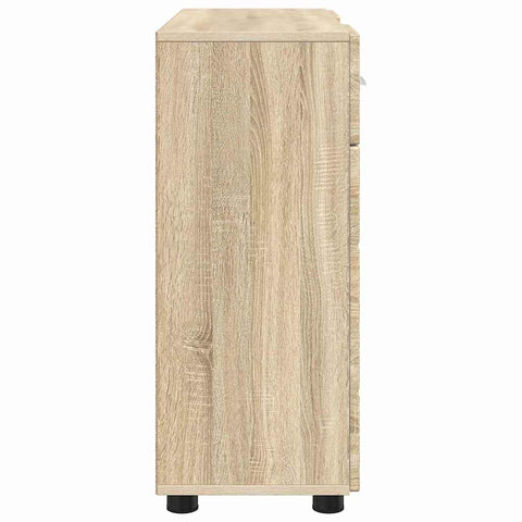 vidaXL Sideboard Sonoma oak 88.5 x 30.5 x 73 cm Engineered wood