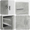 vidaXL Sideboard Concrete grey 88.5 x 30.5 x 73 cm Engineered wood