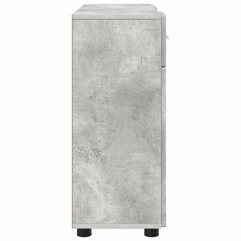 vidaXL Sideboard Concrete grey 88.5 x 30.5 x 73 cm Engineered wood