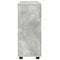 vidaXL Sideboard Concrete grey 88.5 x 30.5 x 73 cm Engineered wood