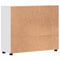 vidaXL Sideboard High gloss white 88.5 x 30.5 x 73 cm Engineered wood