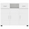 vidaXL Sideboard High gloss white 88.5 x 30.5 x 73 cm Engineered wood