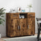 vidaXL Sideboard Smoked oak 88.5 x 30.5 x 73 cm Engineered wood