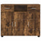 vidaXL Sideboard Smoked oak 88.5 x 30.5 x 73 cm Engineered wood
