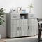 vidaXL Sideboard Grey sonoma 88.5 x 30.5 x 73 cm Engineered wood