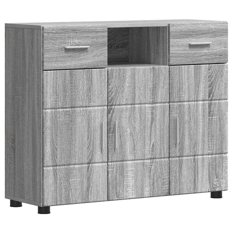 vidaXL Sideboard Grey sonoma 88.5 x 30.5 x 73 cm Engineered wood